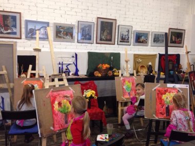 Детская группа в школе рисования "ПроАрт"